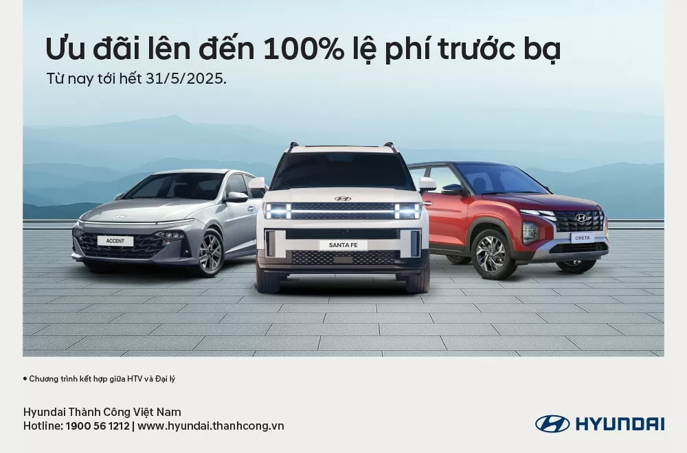 Hyundai Thành Công triển khai chương trình ưu đãi sản phẩm