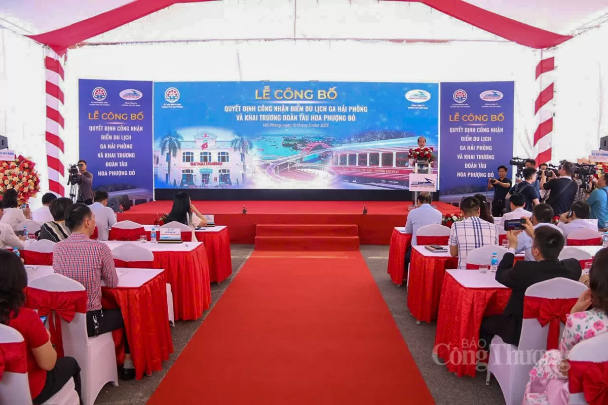 Ga Hải Phòng chính thức trở thành điểm du lịch