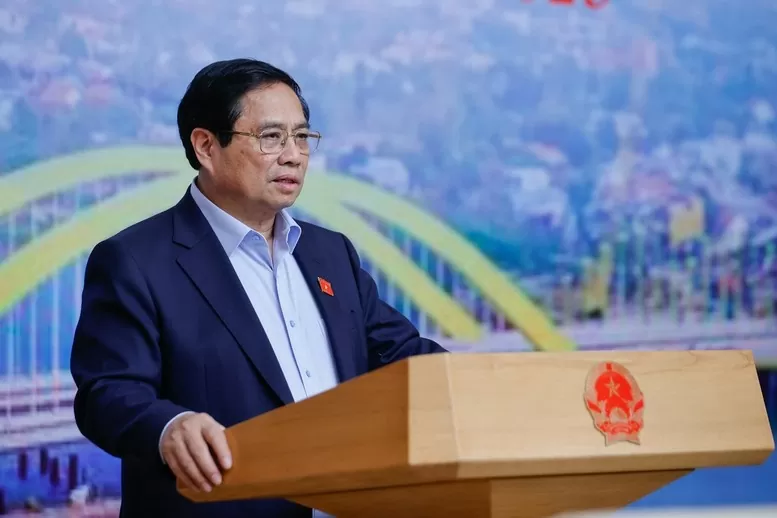 Thủ tướng Phạm Minh Chính, Trưởng Ban Chỉ đạo Nhà nước các công trình, dự án quan trọng quốc gia, trọng điểm ngành giao thông vận tải chủ trì Phiên họp thứ 17 của Ban Chỉ đạo - Ảnh: VGP/Nhật Bắc
