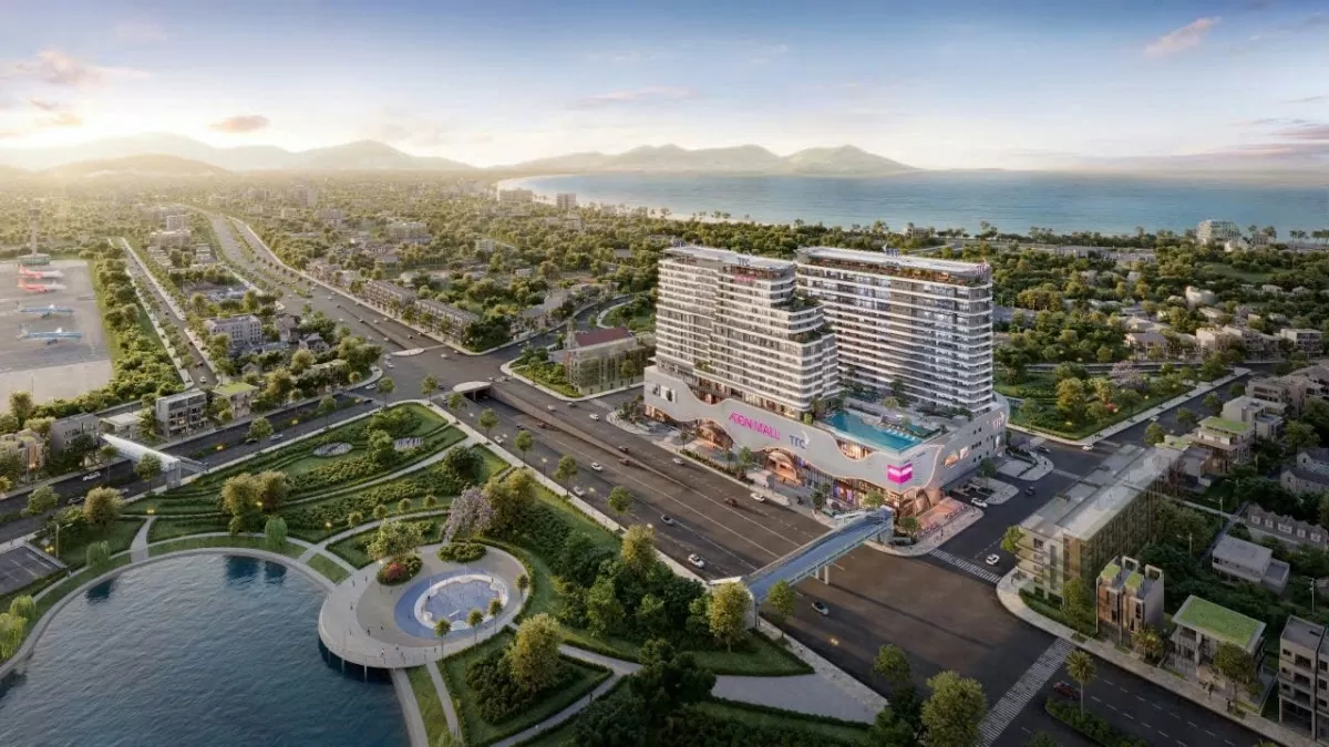 TTC Plaza Đà Nẵng cất nóc, bàn giao khối đế thương mại