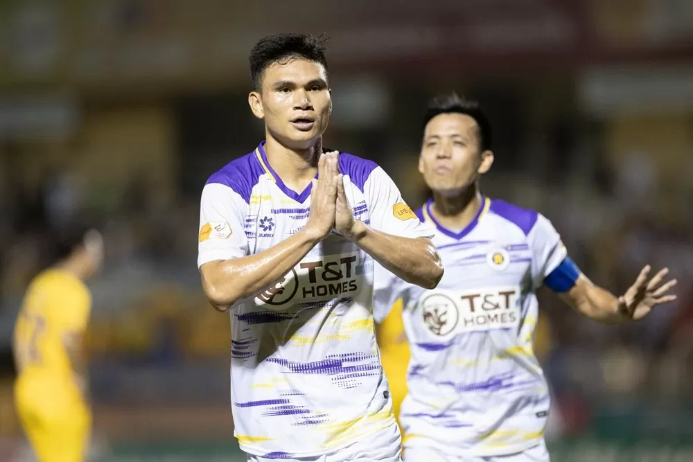 Kết quả bóng đá Sông Lam Nghệ An và Hà Nội FC