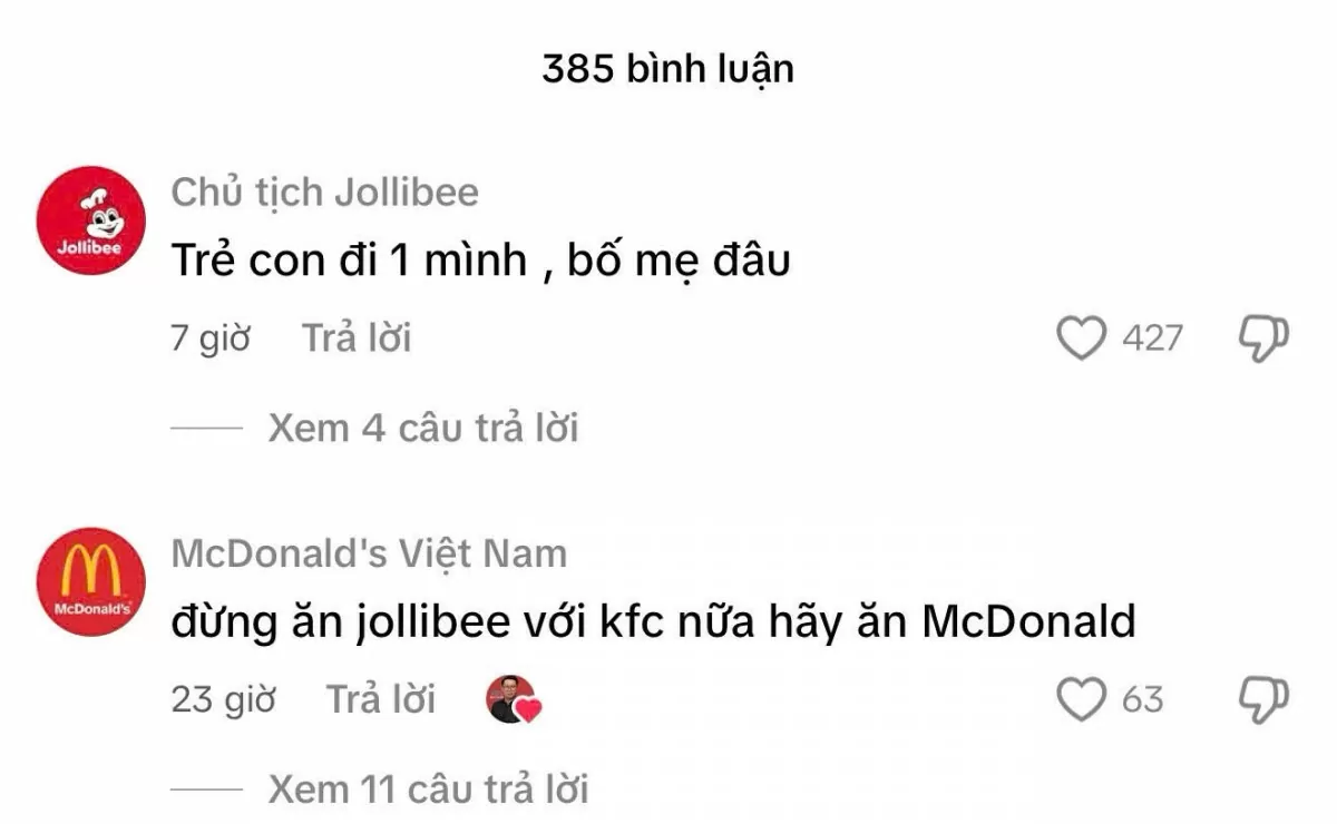 Nhiều tài khoản mạng xã hội giả mạo thương hiệu đồ ăn nhanh