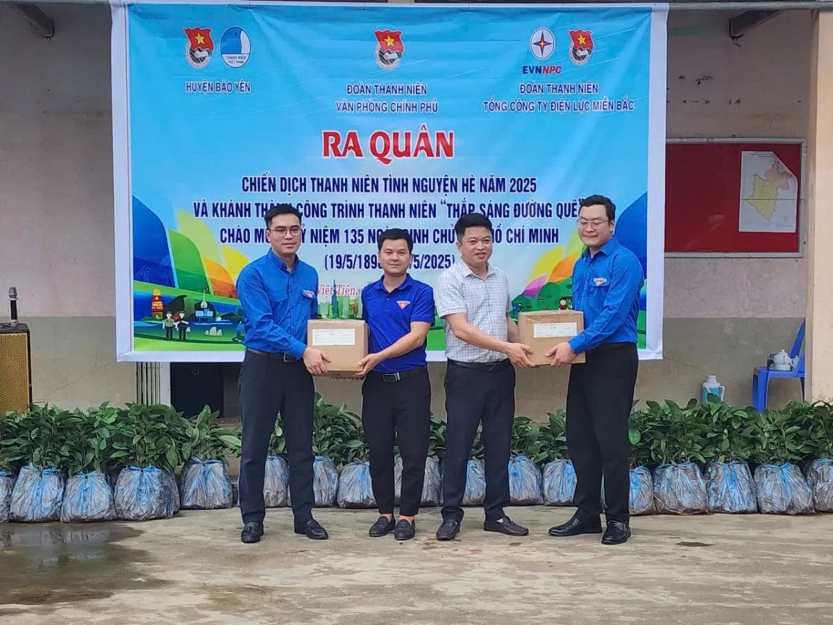 Khánh thành công trình thanh niên “Thắp sáng đường quê” tại Lào Cai