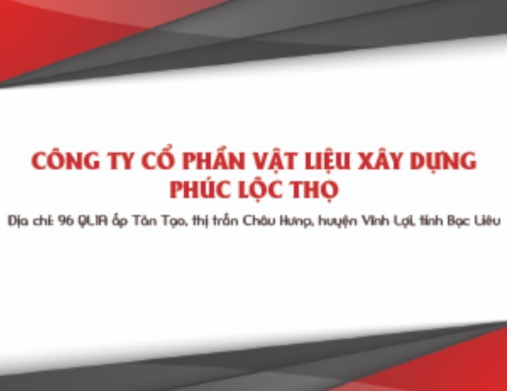 Công ty Vật liệu Xây dựng Phúc Lộc Thọ