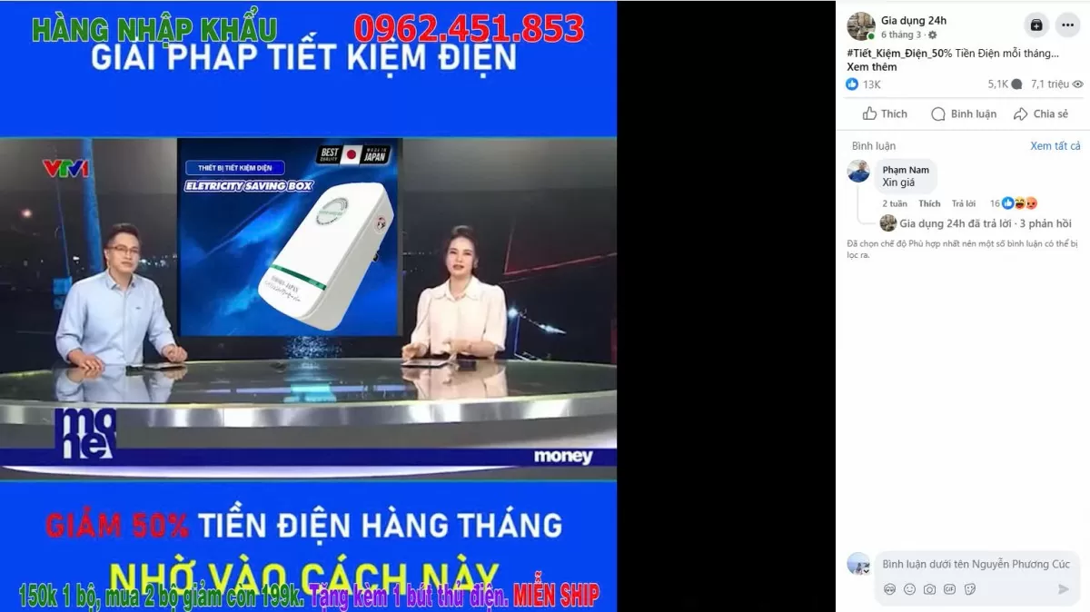 Sự thật phũ phàng từ thiết bị tiết kiệm 50% tiền điện