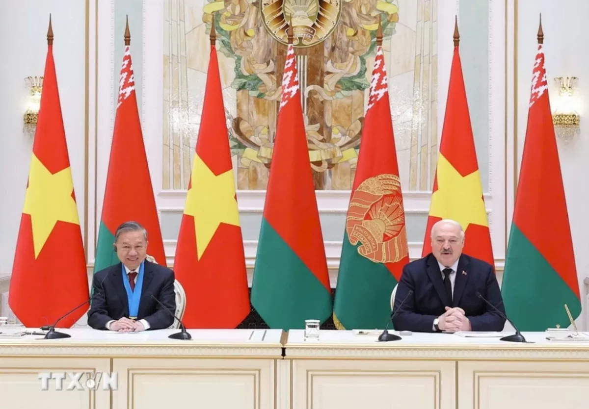 Việt Nam - Belarus chính thức thiết lập quan hệ Đối tác chiến lược