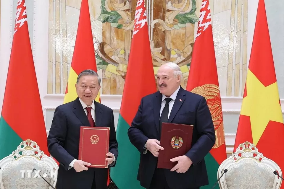 viet nam belarus chinh thuc thiet lap quan he doi tac chien luoc