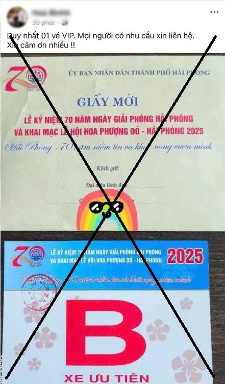 Công an Hải Phòng xử lý vụ rao bán giấy mời