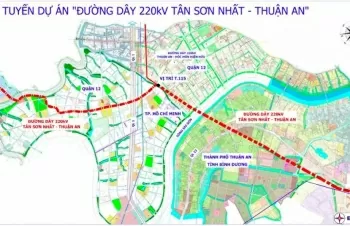 EVNNPT làm chủ đầu tư đường dây 220kV Tân Sơn Nhất - Thuận An