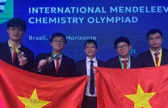 Việt Nam giành 4 huy chương Olympic Hóa học Mendeleev