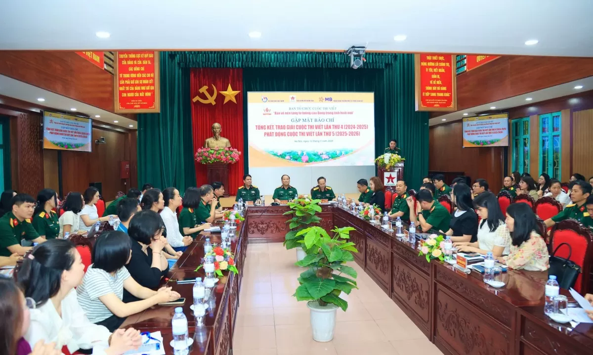 Lễ tổng kết, trao giải giải Cuộc thi ‘Bảo vệ nền tảng tư tưởng của Đảng trong tình hình mới’ lần thứ 4 (2024-2025) 