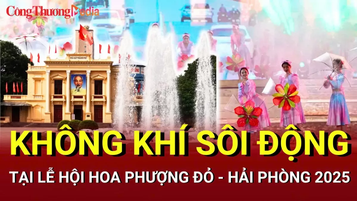 Toàn cảnh không khí sôi động tại Lễ hội Hoa Phượng Đỏ