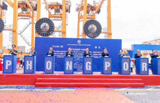chum anh hai phong khanh thanh ben cang container quoc te von dau tu gan 7000 ty dong