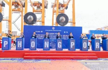chum anh hai phong khanh thanh ben cang container quoc te von dau tu gan 7000 ty dong