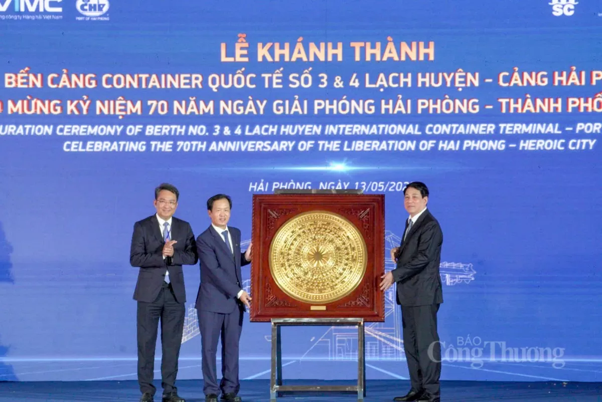 Chùm ảnh: Hải Phòng khánh thành Bến cảng Container quốc tế vốn đầu tư gần 7.000 tỷ đồng