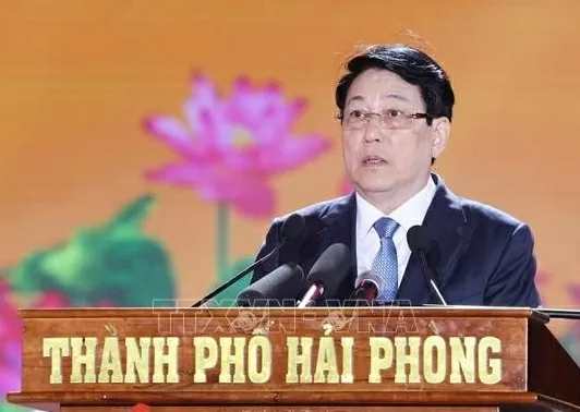 Chủ tịch nước Lương Cường: Hải Phòng có cơ hội to lớn, đi đầu cả nước trong công nghiệp hóa, hiện đại hóa