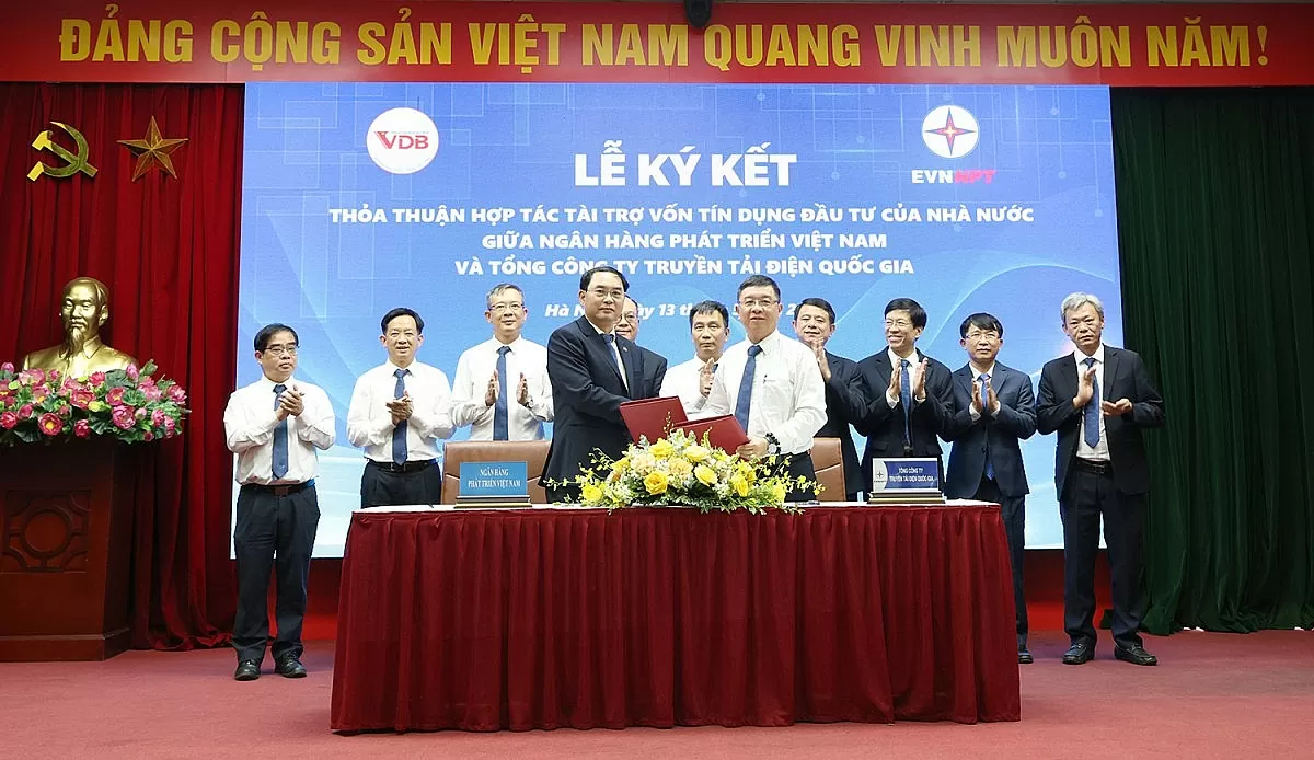 VDB cung cấp khoản tín dụng 22.000 tỷ cho các dự án truyền tải điện của EVNNPT