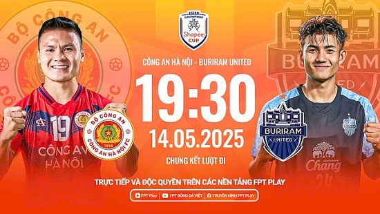 xem truc tiep cong an ha noi va buriram united shopee cup