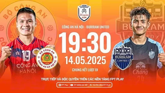 Xem trực tiếp Công an Hà Nội và Buriram United, Shopee Cup