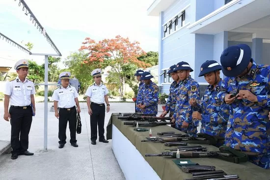Quân chủng Hải quân kiểm tra công tác huấn luyện tại Vùng 5 Hải quân
