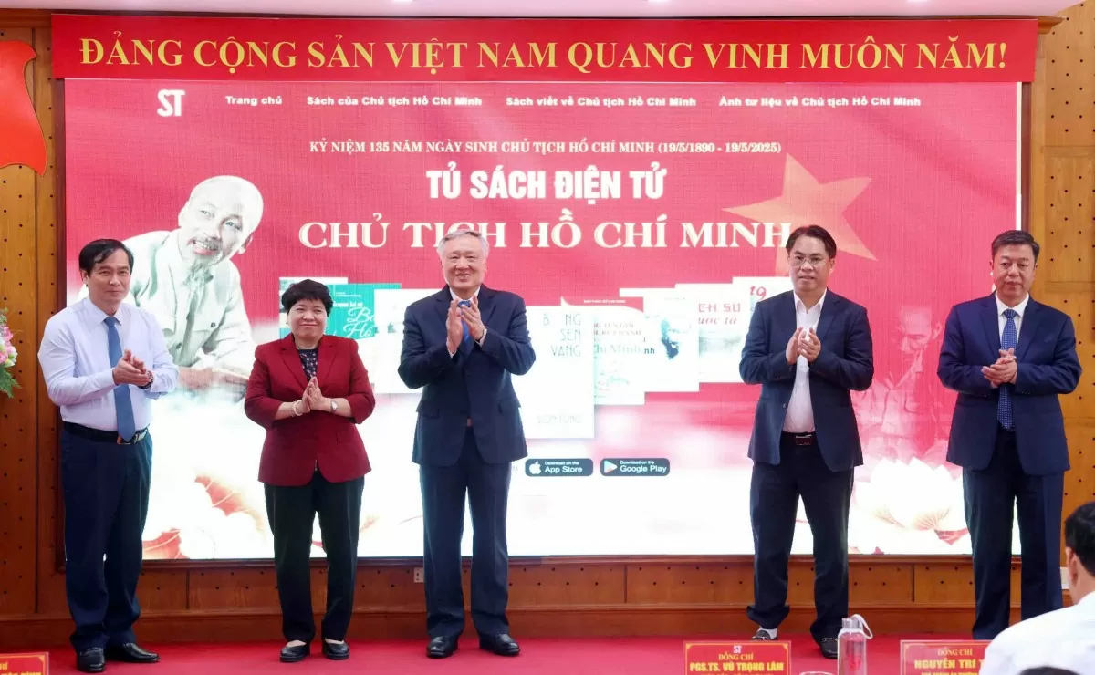 Ra mắt Tủ sách điện tử Chủ tịch Hồ Chí Minh