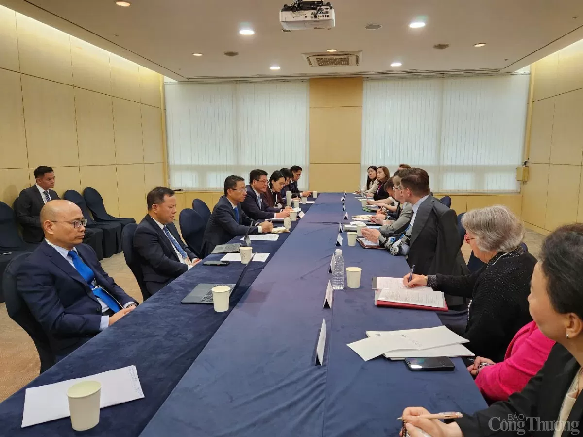 Bộ trưởng Nguyễn Hồng Diên làm việc với Liên minh doanh nghiệp Hoa Kỳ -APEC