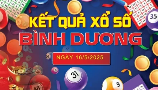 XSBD 16/5 kết quả xổ số Bình Dương hôm nay 16/5/2025, KQXSBD 16/5