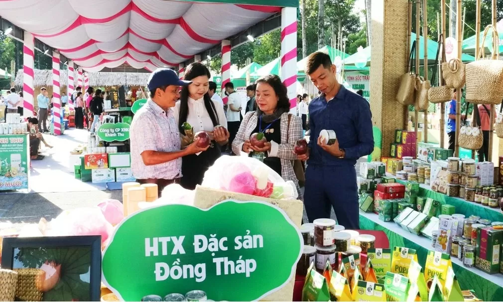 Đồng Tháp: Sản phẩm OCOP Tân Hồng bứt tốc nhờ kinh tế số