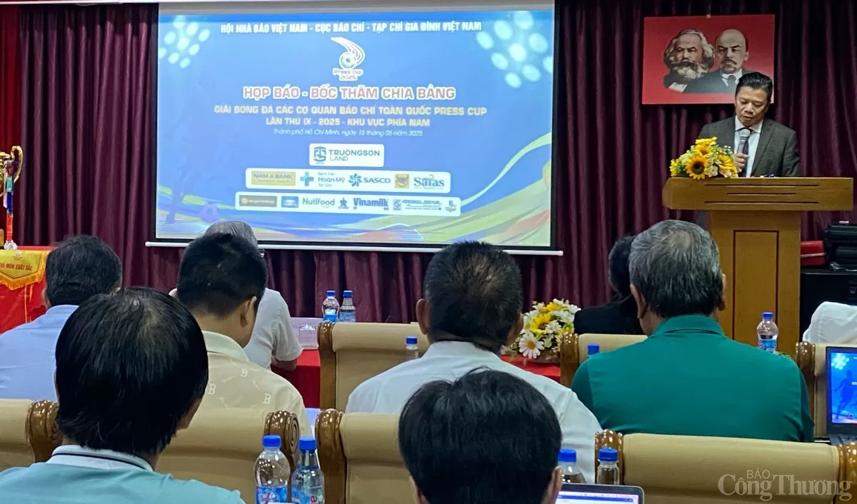 8 đội bóng cơ quan báo chí tranh tài tại Press Cup năm 2025