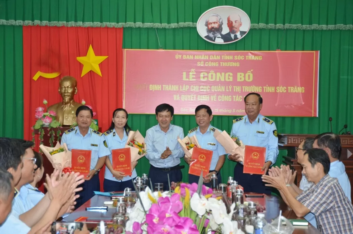 Sóc Trăng: Ông Nguyễn Ngọc Hiển làm Chi cục trưởng Chi cục Quản lý thị trường