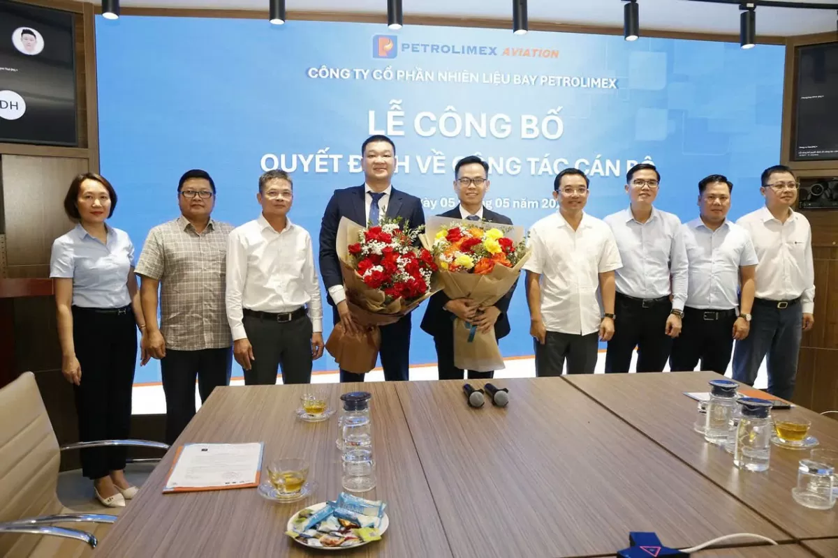 Petrolimex Aviation bổ nhiệm Trưởng phòng Nhân sự và Trưởng phòng Kỹ