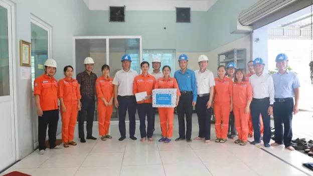 EVNGENCO1 thăm và làm việc tại Công ty Nhiệt điện Nghi Sơn