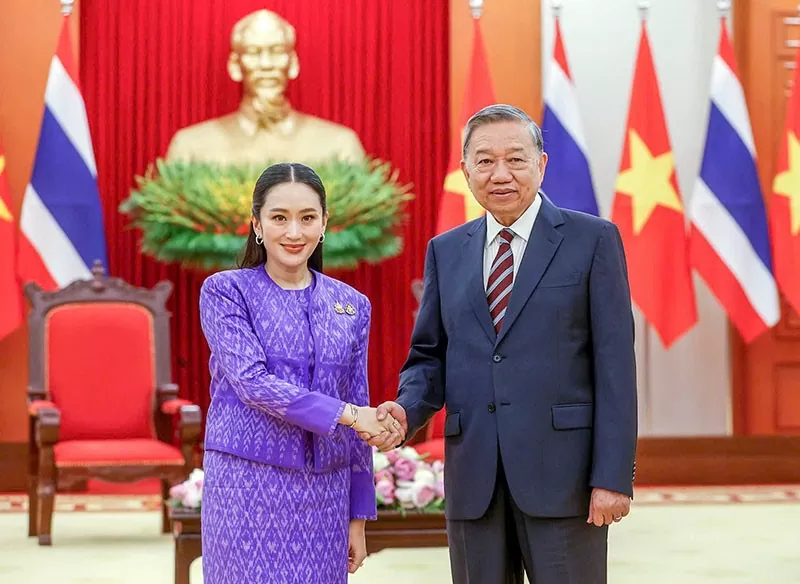 tong bi thu to lam hop tac kinh te la tru cot chien luoc trong hop tac viet nam thai lan