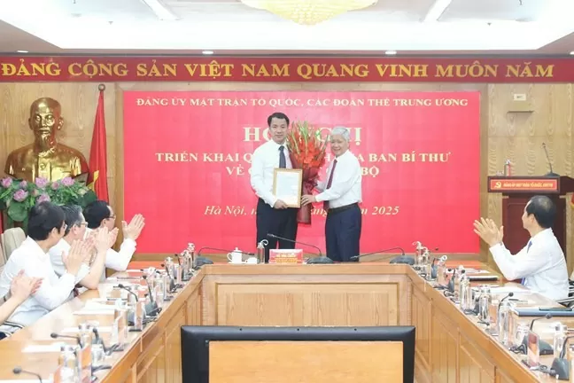 Điều động, chỉ định nhân sự Đảng uỷ Mặt trận Tổ Quốc