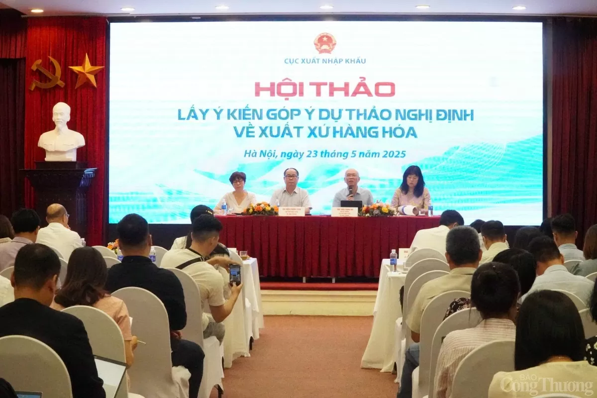 Dự thảo Nghị định về quy tắc xuất xứ hàng hóa có gì mới?