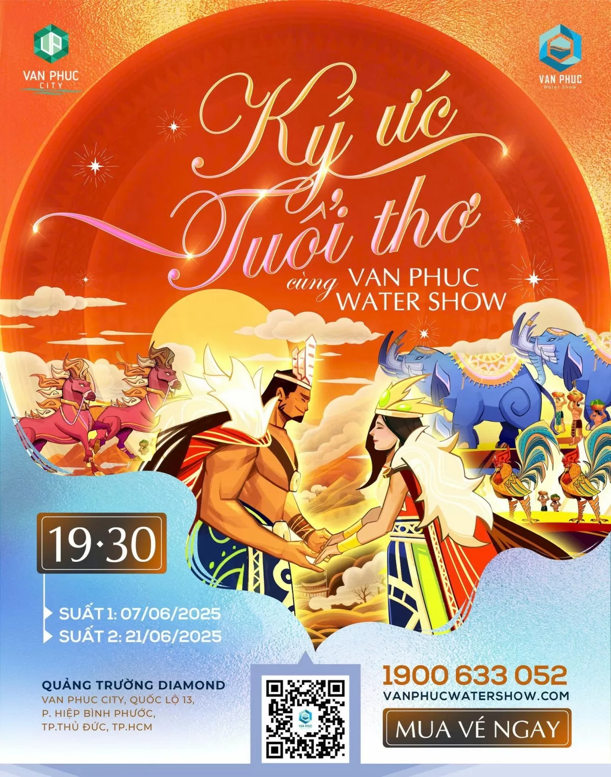 Van Phuc Water Show khởi đầu mùa hè cho trẻ thơ