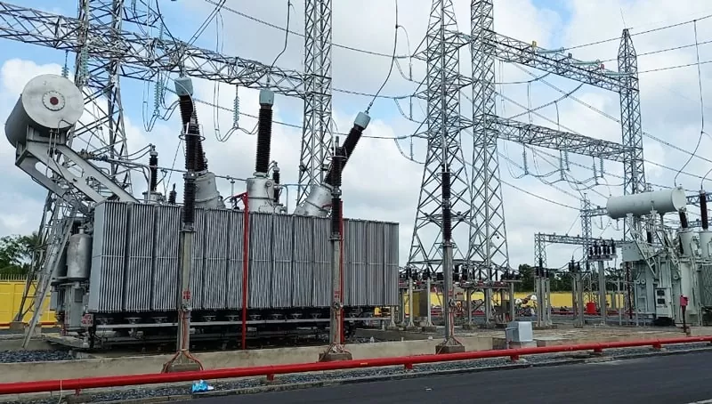  Trạm biến áp 220kV Châu Thành (tỉnh Hậu Giang). Ảnh: Thanh Hải