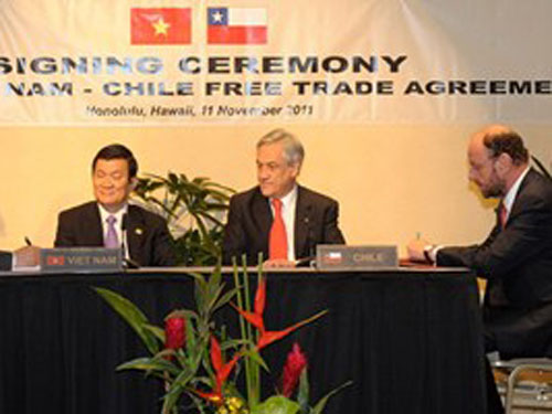 Chile đánh giá cao hiệp định thương mại tự do với Việt Nam