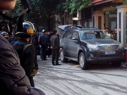 Cơ quan An ninh điều tra khám xét nhà riêng vợ chồng Sơn “sắt” vào cuối năm 2013.