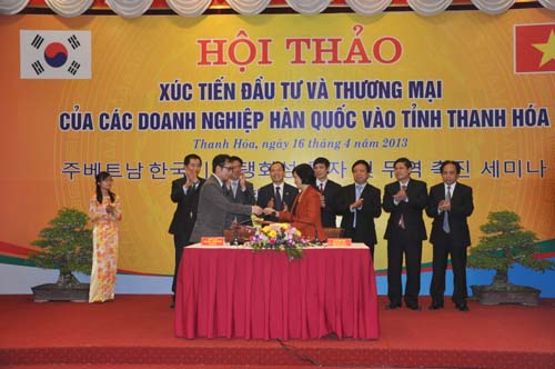 Doanh nghiệp Hàn Quốc đẩy mạnh xúc tiến đầu tư Thanh Hóa