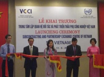 Khai trương Trung tâm Lập quan hệ đối tác và phát triển thầu phụ công nghiệp Việt Nam