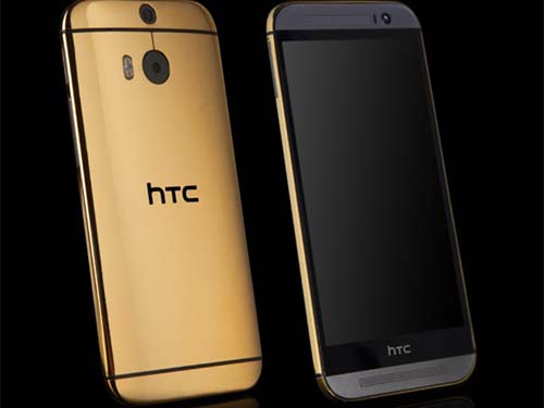 HTC One M8 mạ vàng và bạch kim có giá hơn 2500 USD