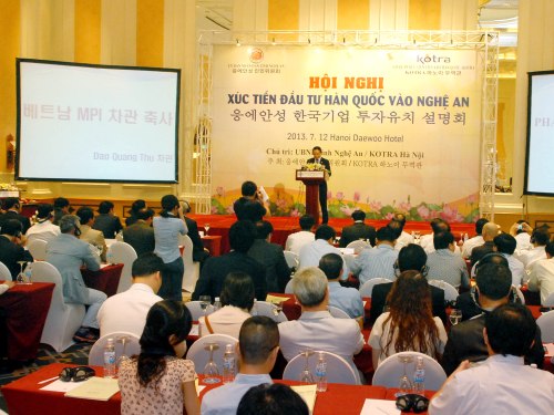 Nghệ An: Đón làn sóng đầu tư từ Hàn Quốc