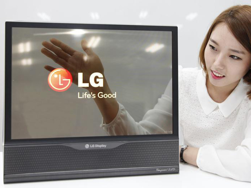 LG gây sốc với màn hình tivi cuộn như tờ báo