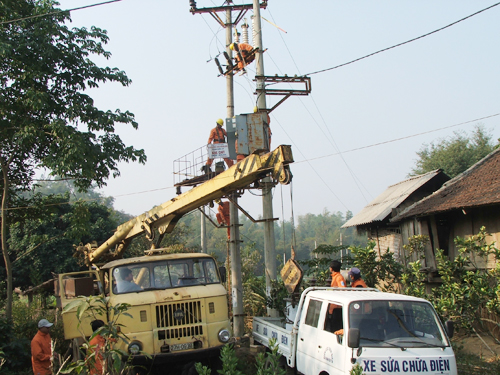 Thi công trong điều kiện khó khăn tại Điện Biên