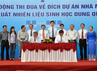 Petrovietnam và tỉnh Quảng Ngãi thực hiện lộ trình sử dụng xăng sinh học sớm