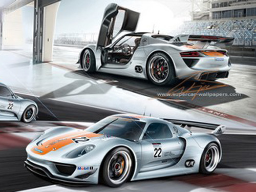 Bộ sưu tập hình nền siêu xe “lai” Porsche 918