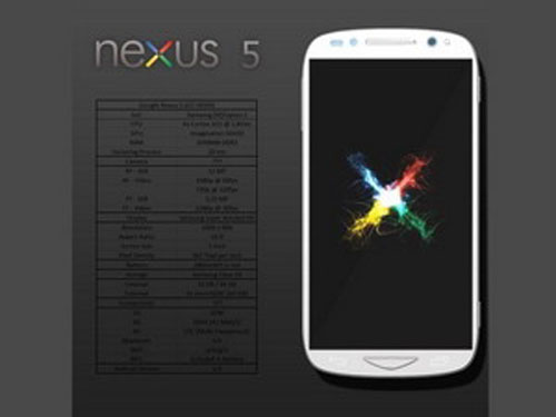 Smartphone Nexus 5 giá mềm ra mắt vào tháng 10