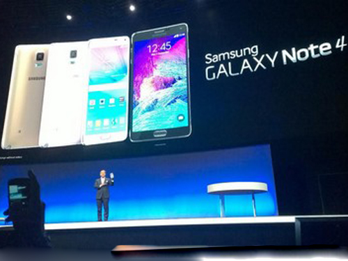 Samsung ra mắt Galaxy Note 4 viền kim loại, Galaxy Note Edge màn hình cong