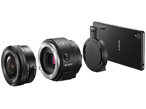 Máy ảnh mirrorless kiêm ống kính dáng độc đáo của Sony